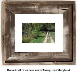 horse trail rides near me in Taneytown, Maryland